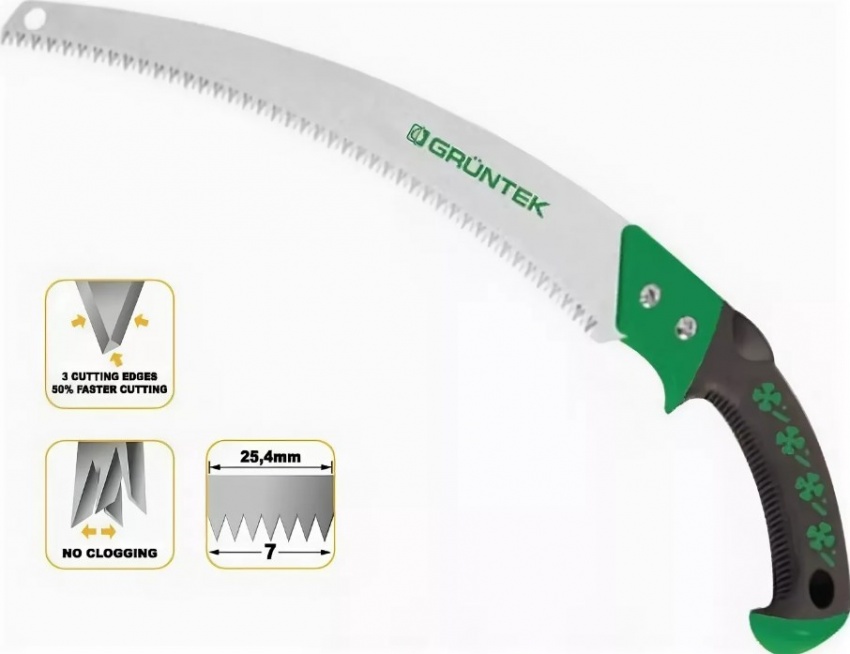 Ножовка садовая по дереву полукруглая 480/350 мм с чехлом ГЕРМАНИЯ