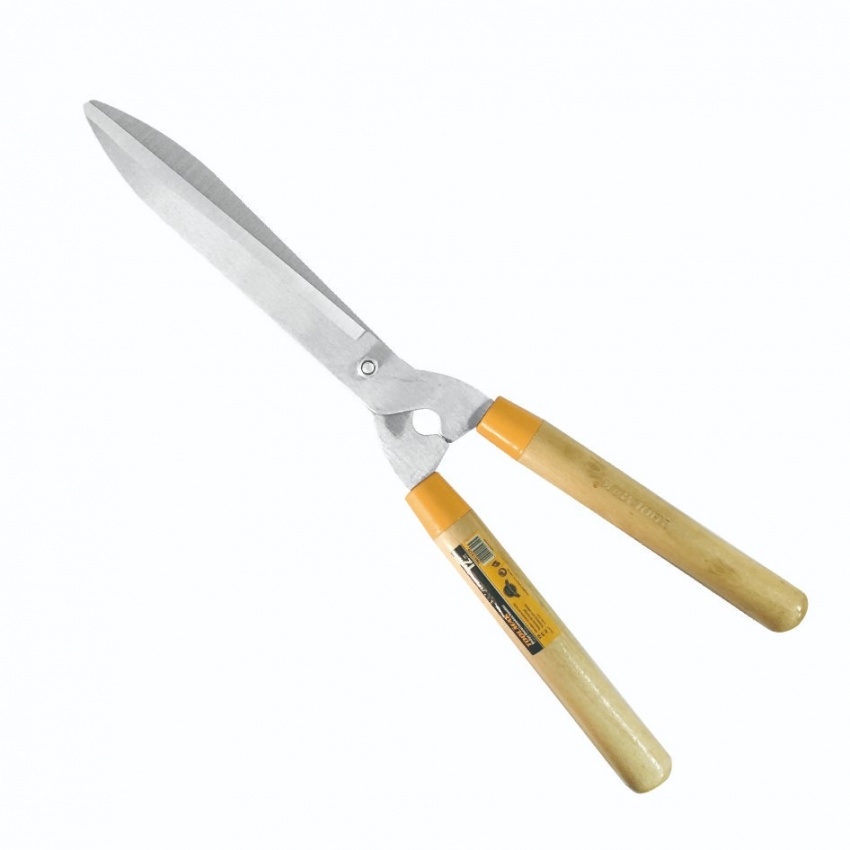 Ножницы для кустов двуручные с деревянной ручкой 300 мм